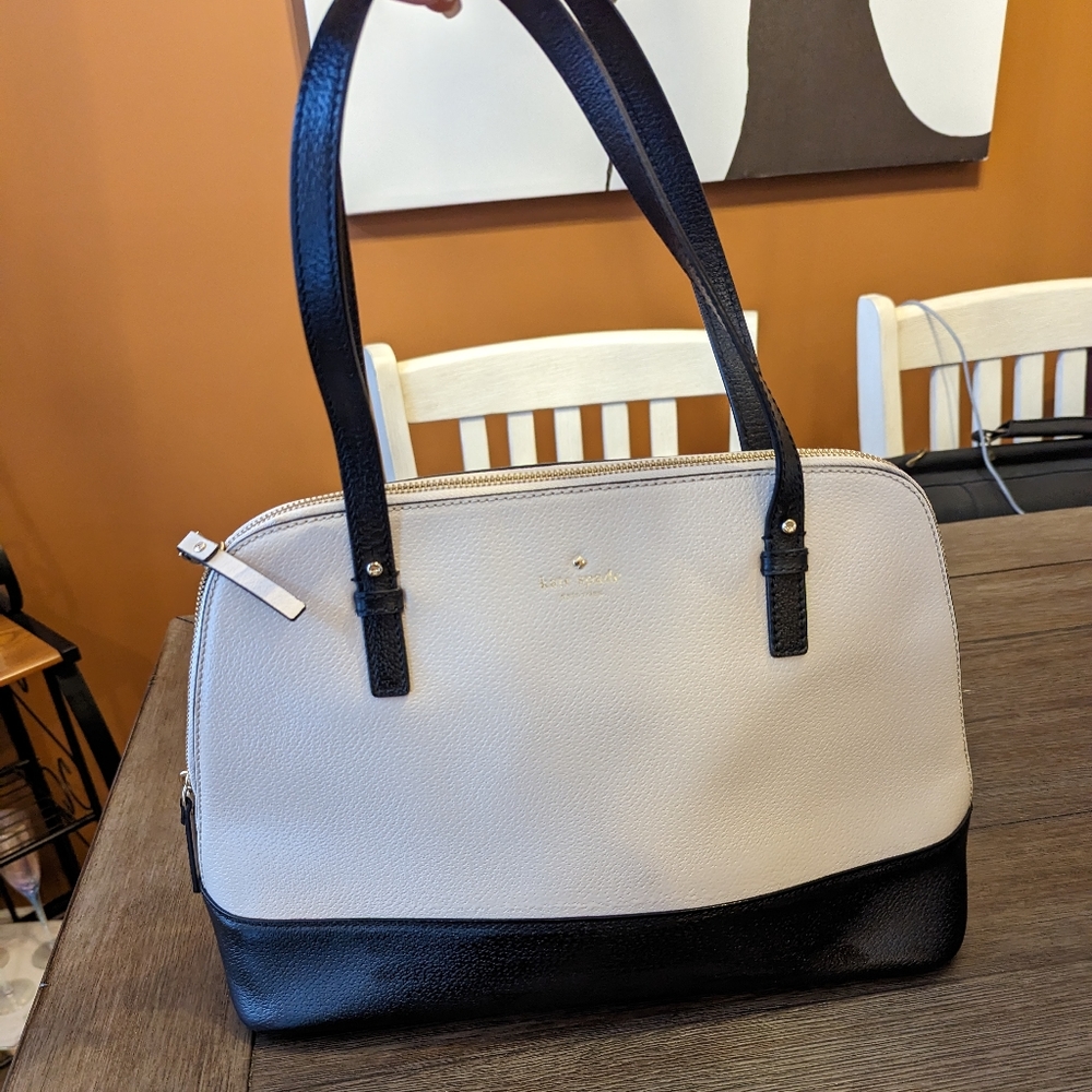 Kate Spade Cream and Black Purse.
